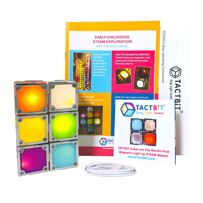 Tactbit STEM Electronic Cubes: Trial Classes with Intro Set ( 1.5-3 years old )
